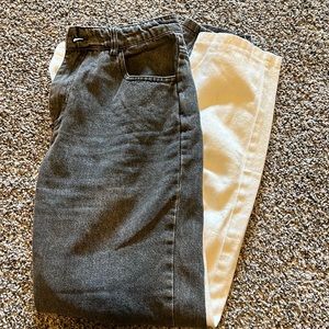 BOGO 50% (most expensive) Black and white mom jeans